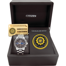 Load image into Gallery viewer, Citizen Men's Lieutenant's Benevolent Association Chronograph 200M WR Eco Drive CA0291-LBA