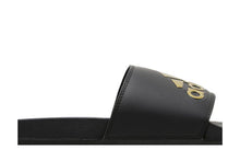 Load image into Gallery viewer, adidas Adilette Comfort Slides Core Black Gold Metallic