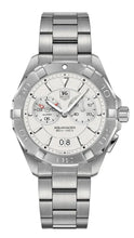 Load image into Gallery viewer, Tag Heuer Aquaracer Chronograph White Dial Silver Steel Strap Watch for Men - WAY111Y.BA0928