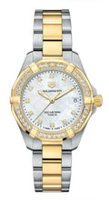 Load image into Gallery viewer, Tag Heuer Aquaracer Diamonds Mother of Pearl Dial Two Tone Steel Strap Watch for Women - WBD1323.BB0320