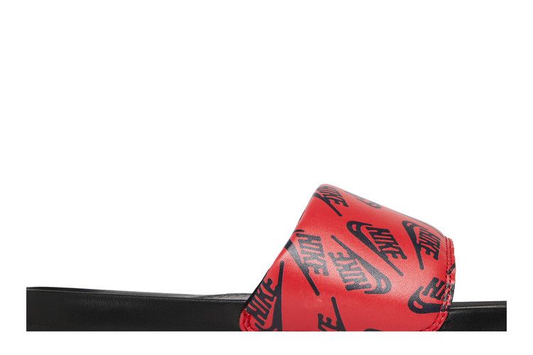 Nike Victori One Slide Red Logo Print