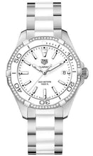 Load image into Gallery viewer, Tag Heuer Aquaracer Diamonds White Dial Two Tone Steel Strap Watch for Women - WAY131H.BA0914