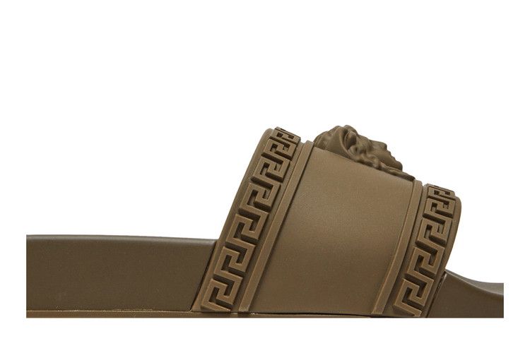 Versace Palazzo Pool Slides Brown