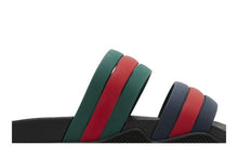 Load image into Gallery viewer, Gucci Agrado Grg Rubber Slide Black Blue Green Red