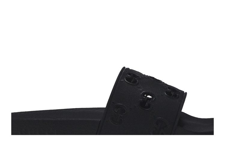 Gucci GG Slide Rubber Black