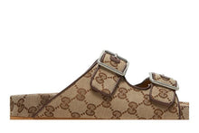 Load image into Gallery viewer, Gucci Strap Slide Sandal Beige Canvas