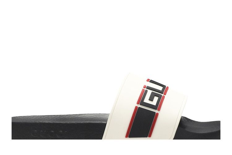 Gucci Stripe Slide White