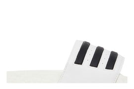 adidas Adilette Boost Slides White Black Stripes