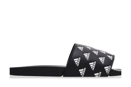 adidas Adilette Comfort Slides Print Core Black Cloud White