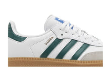 Load image into Gallery viewer, adidas Samba OG White Collegiate Green Gum (Kids)