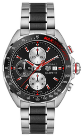 Tag Heuer Formula 1 Calibre 16 Max Verstappen Limited Edition Black Dial Two Tone Steel Strap Watch for Men - CAZ2018.BA0970
