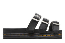 Load image into Gallery viewer, Dr. Martens Blaire Leather Slide Black Hydro (Women's)