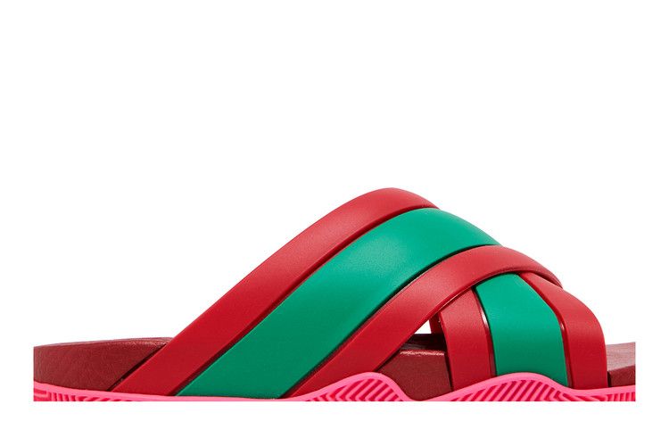 Gucci Web Slide Pink Rubber (Women's)