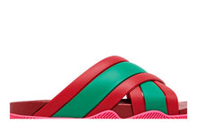 Load image into Gallery viewer, Gucci Web Slide Pink Rubber (Women's)