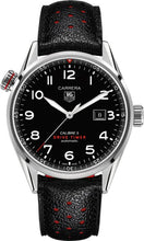 Load image into Gallery viewer, Tag Heuer Carrera Calibre 5 Drive Timer Black Dial Black Leather Strap Watch for Men - WAR2A10.FC6337
