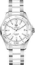 Load image into Gallery viewer, Tag Heuer Aquaracer Quartz White Dial Two Tone Steel Strap Watch Women - WAY131B.BA0914