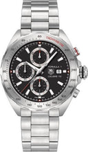 Load image into Gallery viewer, Tag Heuer Formula 1 Calibre 16 Automatic Chronograph Black Dial Silver Steel Strap Watch for Men - CAZ2010.BA0876