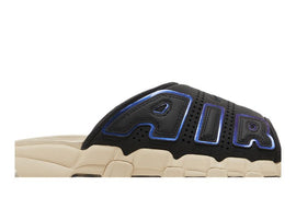 Nike Air More Uptempo Slide Black Sanddrift Iridescent