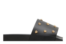 Load image into Gallery viewer, Versace Medusa Head Slides Black Gold