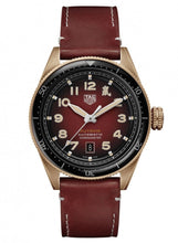 Load image into Gallery viewer, Tag Heuer Autavia Calibre 5 Chinese New Year Maroon Dial Maroon Leather Strap Watch for Men - WBE5193.FC8300