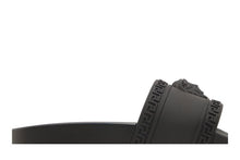 Load image into Gallery viewer, Versace Palazzo Slides Black