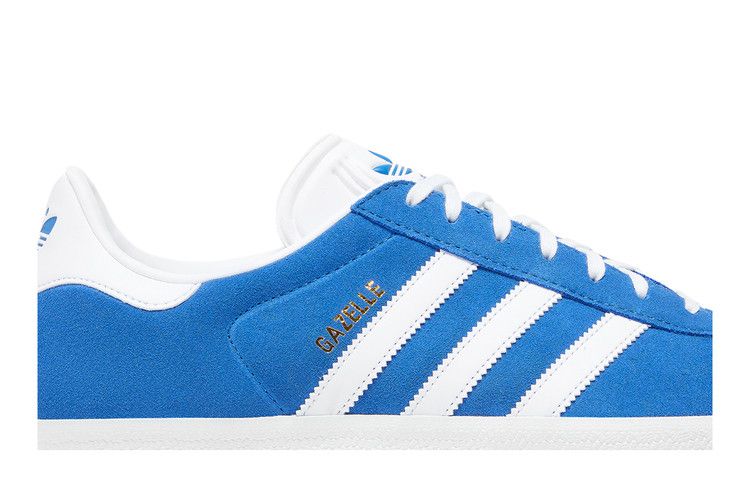 adidas Gazelle Blue Cloud White Gold Metallic