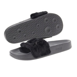Puma Fur Slide Fur Slide Black (Women's)