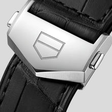 Load image into Gallery viewer, Tag Heuer Carrera Day Date Black Dial Black Leather Strap Watch for Men - WBN2013.FC6503
