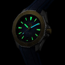 Load image into Gallery viewer, Tag Heuer Aquaracer Professional 200 Automatic Blue Dial Blue Rubber Strap Watch for Men - WBP2150.FT6210
