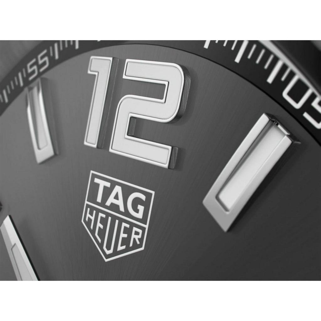 Tag Heuer Formula 1 Calibre 5 Chronograph Anthracite Dial Silver Steel Strap Watch for Men - WAZ2011.BA0842
