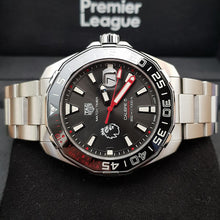 Load image into Gallery viewer, Tag Heuer Aquaracer Calibre 5 Premiere League Edition Black Dial Silver Stainless Steel Watch for Men - WAY201D.BA0927