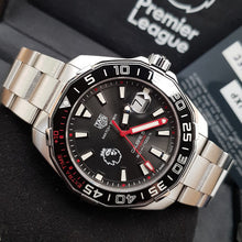 Load image into Gallery viewer, Tag Heuer Aquaracer Calibre 5 Premiere League Edition Black Dial Silver Stainless Steel Watch for Men - WAY201D.BA0927