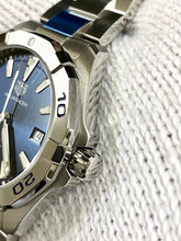 Load image into Gallery viewer, Tag Heuer Aquaracer Blue Dial Silver Steel Strap Watch for Men - WBD1112.BA0928