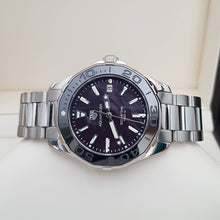 Load image into Gallery viewer, Tag Heuer Aquaracer Quartz Black Dial Silver Steel Strap Watch for Women - WAY131K.BA0748