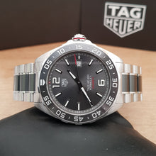 Load image into Gallery viewer, Tag Heuer Formula 1 Calibre 5 Chronograph Anthracite Dial Silver Steel Strap Watch for Men - WAZ2011.BA0842