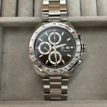 Load image into Gallery viewer, Tag Heuer Formula 1 Calibre 16 Automatic Chronograph Black Dial Silver Steel Strap Watch for Men - CAZ2010.BA0876