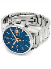 Load image into Gallery viewer, Tag Heuer Carrera Automatic Chronograph Blue Dial Silver Steel Strap Watch for Men - CBK2115.BA0715
