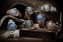 Load image into Gallery viewer, Tag Heuer Autavia Isograph Grey Dial Calfskin Brown Leather Strap Watch for Men - WBE5111.FC8267