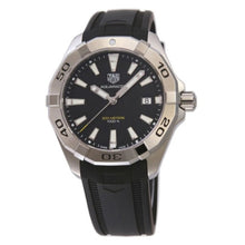 Load image into Gallery viewer, Tag Heuer Aquaracer Quartz Black Dial Black Rubber Strap Watch for Men -  WBD1110.FT8021