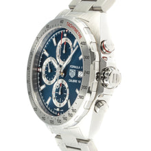 Load image into Gallery viewer, Tag Heuer Formula 1 Automatic Chronograph Blue Dial Silver Strap Watch for Men - CAZ2015.BA0876