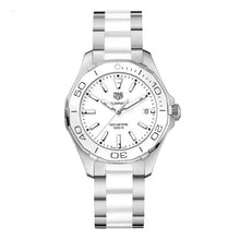 Load image into Gallery viewer, Tag Heuer Aquaracer Quartz White Dial Two Tone Steel Strap Watch Women - WAY131B.BA0914