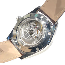 Load image into Gallery viewer, Tag Heuer Carrera Day Date Silver Dial Brown Leather Strap Watch for Men - WBN2011.FC6484