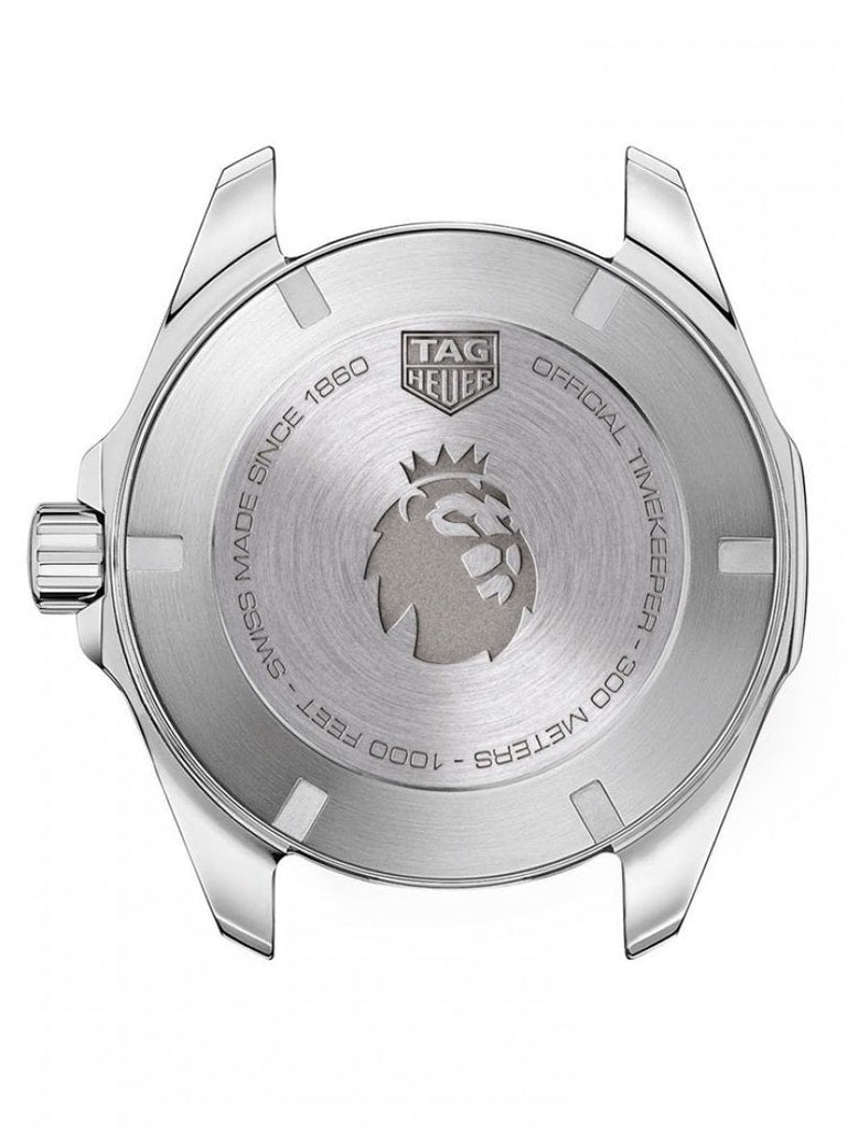 Tag Heuer Aquaracer Calibre 5 Premiere League Edition Black Dial Silver Stainless Steel Watch for Men - WAY201D.BA0927