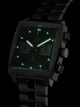 Load image into Gallery viewer, Tag Heuer Monaco Automatic Chronograph Black Dial Silver Steel Strap Watch for Men - CBL2113.BA0644