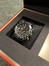 Load image into Gallery viewer, Tag Heuer Carrera Year of The Rabbit Automatic Chronograph Black Dial Black Leather Strap Watch for Men - CBN2A1L.FC6521