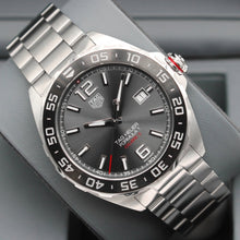 Load image into Gallery viewer, Tag Heuer Formula 1 Calibre 5 Chronograph Anthracite Dial Silver Steel Strap Watch for Men - WAZ2011.BA0842