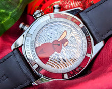 Load image into Gallery viewer, Tag Heuer Carrera Year of The Rabbit Automatic Chronograph Black Dial Black Leather Strap Watch for Men - CBN2A1L.FC6521