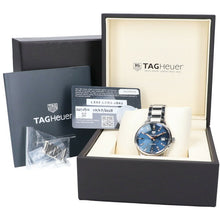Load image into Gallery viewer, Tag Heuer Carrera Quartz Blue Dial Silver Steel Strap Watch for Women - WAR1112.BA0601