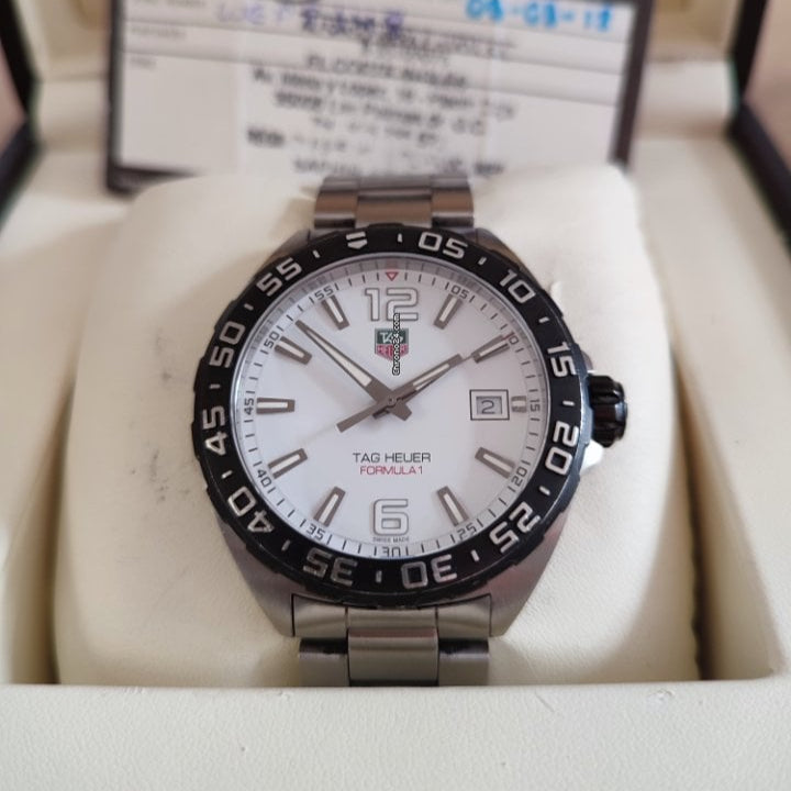 Tag Heuer Formula 1 White Dial Watch for Men - WAZ1111.BA0875