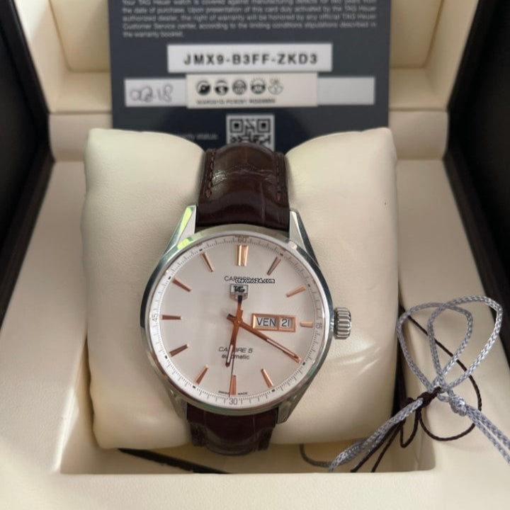 Tag Heuer Carrera White Dial Watch for Men - WAR201D.FC6291